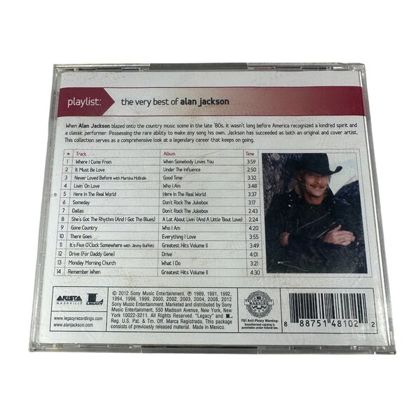 Playlist: The Very Best Of Alan Jackson CD Greatest Hits 2012 Country Music - Picture 2 of 7